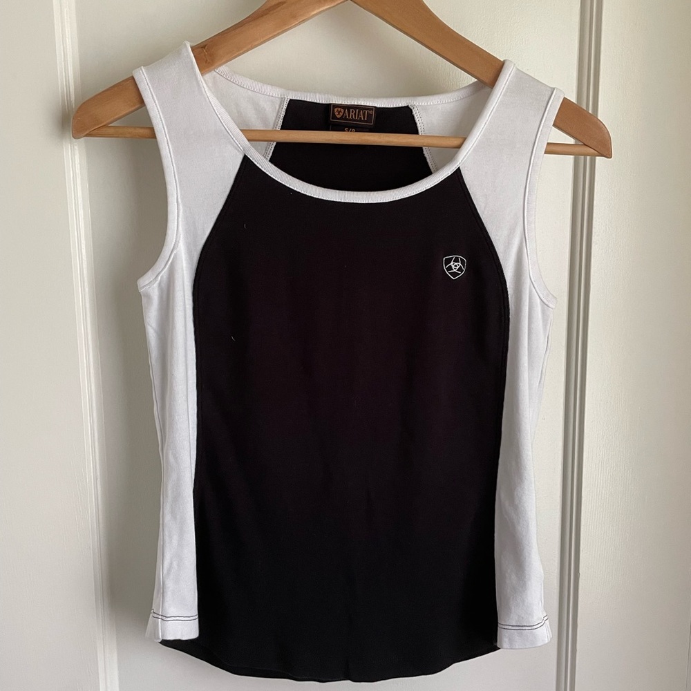 Ariat Black and White Tank